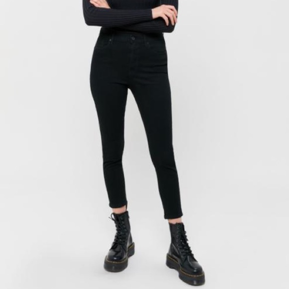 Black size 28 BDG Twig Grazer High Rise Skinny Jeans from Urban Outfitters
